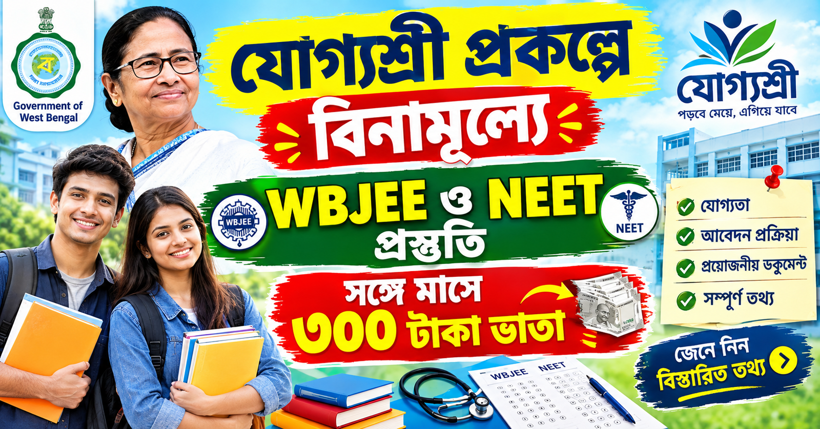 Yogyashree Scheme Education Benefits Poster